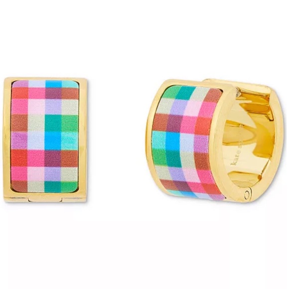 Kate Spade Flower Huggie Hoop Earrings